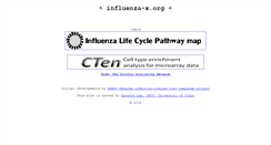 Desktop Screenshot of influenza-x.org